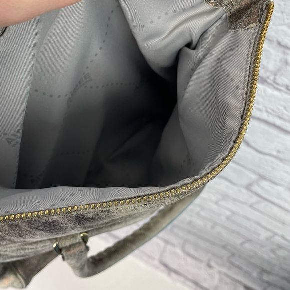 Aimee Kestenberg Leather Crossbody Satchel with Gold Hardware - Picture 12 of 12